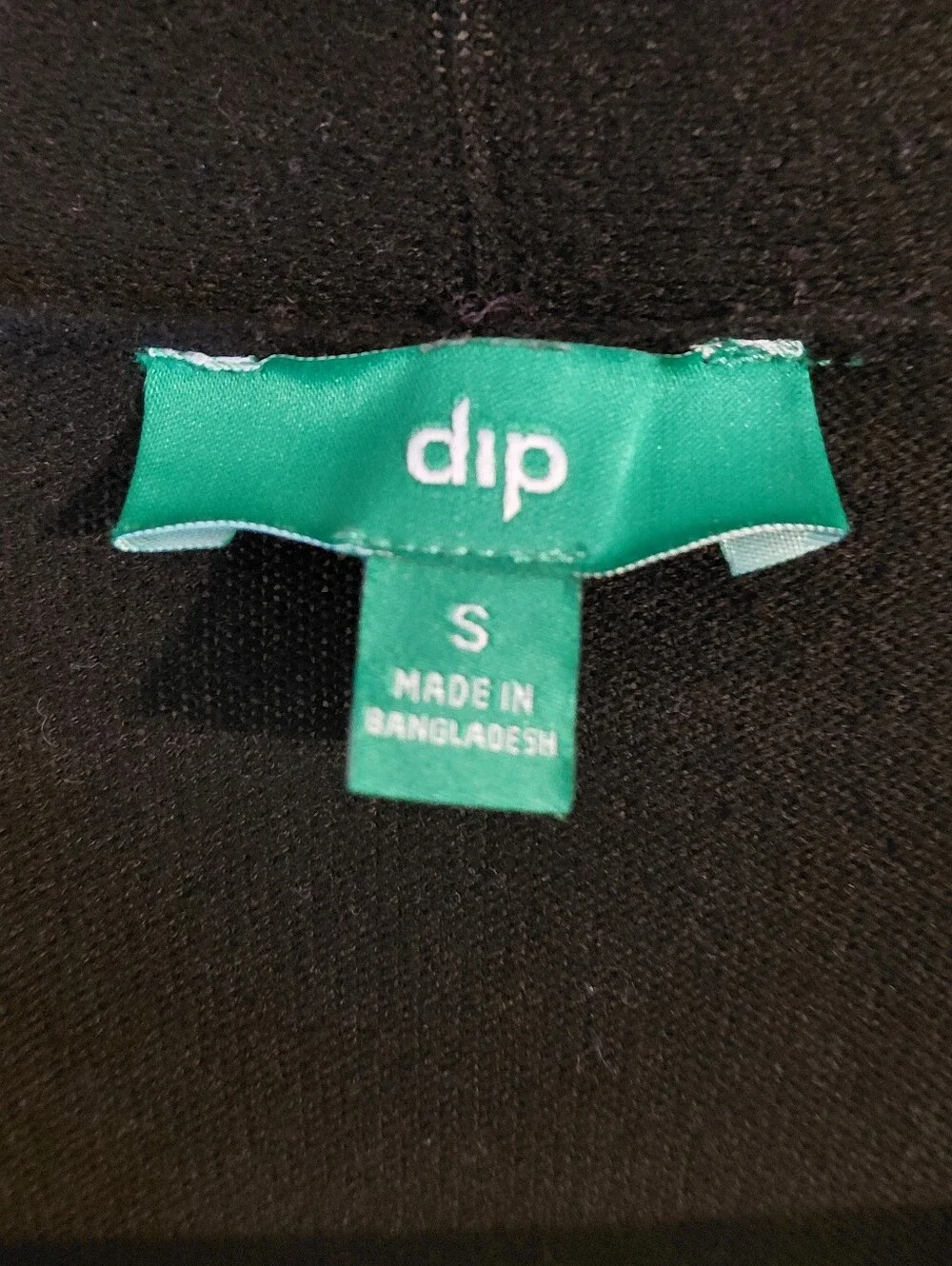 Black Long Line Cardigan Pockets Small